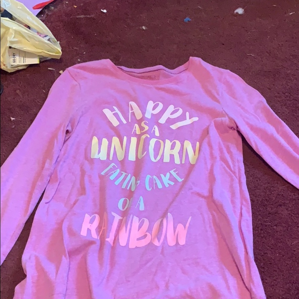 Happy as a unicorn eating on a rainbow